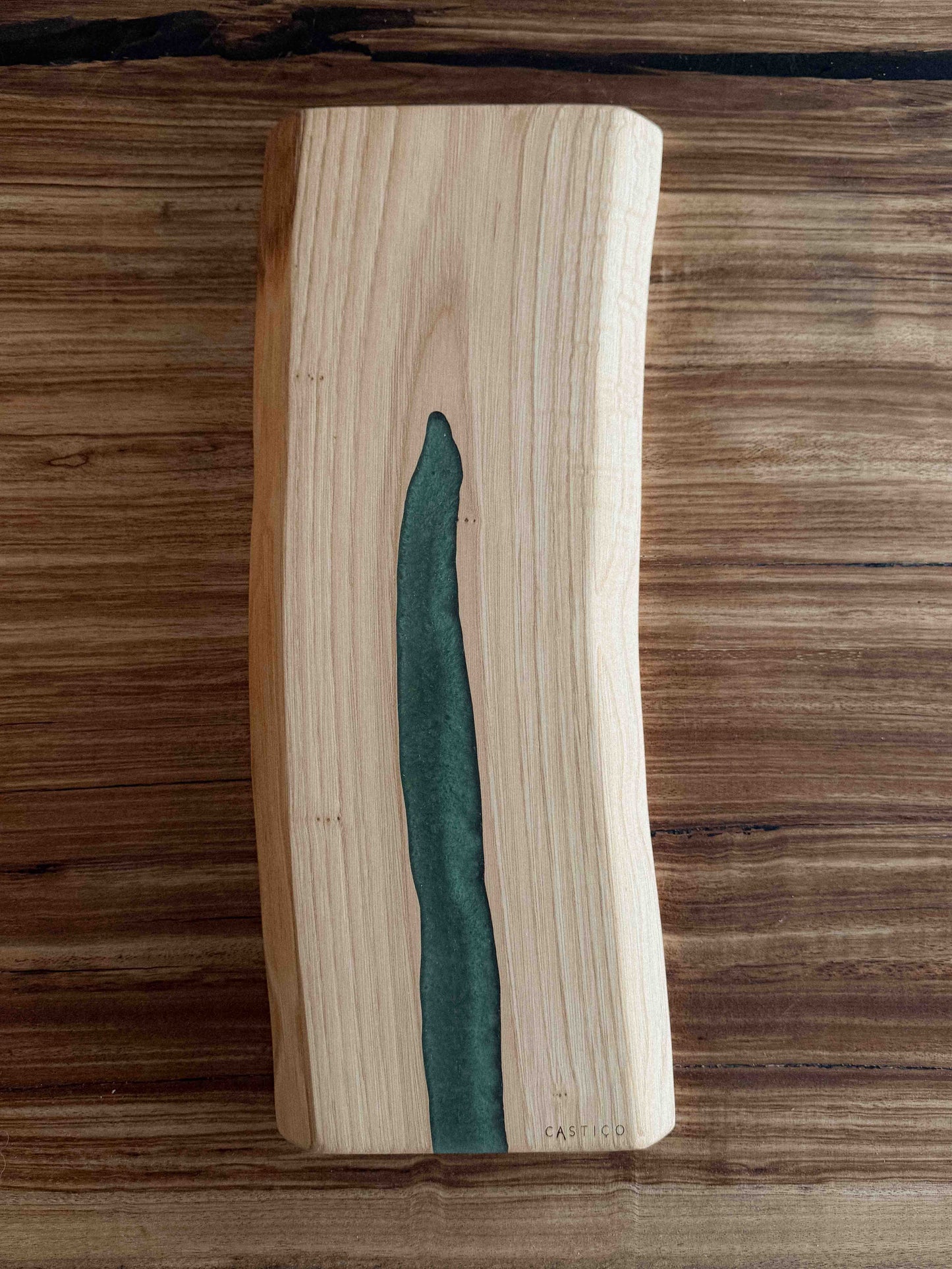 Tábua de Servir Castanho e Epoxy